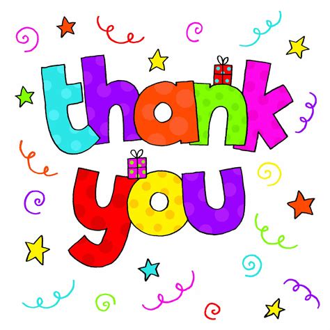 cartoon thank you clipart